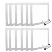Kit 12 Painel Plafon Led Embutir Quadrado 24w Branco Frio 6500k Bivolt 110/220v