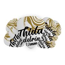 Kit 12 Palhetas 1.0mm Grossa Delrin Thida P/ Guitarra Baixo