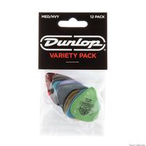Kit 12 Palhetas Dunlop Variety Pack Sortidas Pvp 102