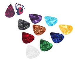 Kit 12 Palhetas Violão Celuloide Média 0,71mm