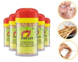 Kit 12 Paliteiro Palito de Dente Total 2880 Palitos de Bambu