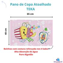 Kit 12 Pano Prato Copa Teka Atoalhado 100% Algodão Atacado Kit 12 Pano Prato Copa Teka Atoalhado 100% Algodão Atacado