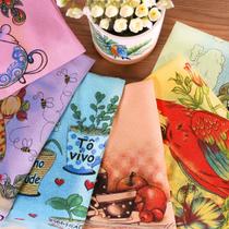 Kit 12 Panos De Copa Colorido 52Cm X 75Cm Estampado Sortido - Panosul Kit 12 Panos De Copa Colorido 52Cm X 75Cm Estampado Sortido - Panosul