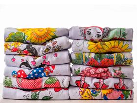 Kit 12 Panos De Louça Estampados (sortidos) 66x41cm