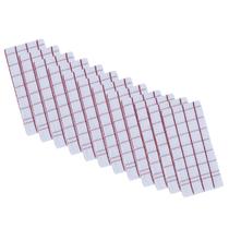 Kit 12 panos de prato teka chef premium atoalhado 100% algodão 45 x 70cm