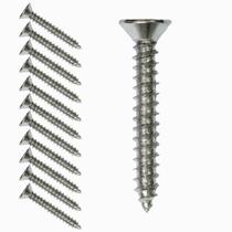 Kit 12 Parafuso 42x32mm Cabeça Chata Para Madeira Metal Parede Carpintaria Alvenaria Marcenaria Fixar