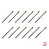 Kit 12 Parafuso Afinação de Bateria 80mm X 5mm 7/32 Spanking Kit 12 Parafuso Afinação de Bateria 80mm X 5mm 7/32 Spanking