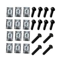 Kit 12 Parafuso Porca Rápida do Gancho Da Caçamba Montana