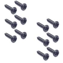 Kit 12 Parafuso tarraxa de guitarra 2.1x10 mm PRETO BK Kit 12 Parafuso tarraxa de guitarra 2.1x10 mm PRETO BK