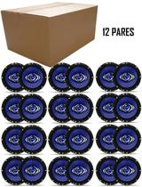 Kit 12 Pares Alto Falante Hurricane Quadraxial CM6 6" Polegadas 130W (Par)