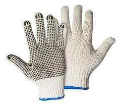 Kit 12 Pares De Luva Tricotada Algodão Pigmentada 4 Fios PROTEPLUS