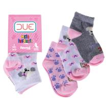 Kit 12 Pares de Meia 19/22 Infantil Algodão SORTIMENTO FEMININO - UseDue Kit 12 Pares de Meia 19/22 Infantil Algodão SORTIMENTO FEMININO - UseDue