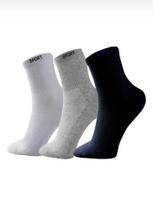 Kit 12 Pares de Meia Adulto Cano Longo Masculina Atoalhada Cores Sortidas 40-46 Kit 12 Pares de Meia Adulto Cano Longo Masculina Atoalhada Cores Sortidas 40-46