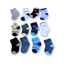 Kit 12 Pares de Meia Infantil Cano Curto Estampadas Kit 12 Pares de Meia Infantil Cano Curto Estampadas