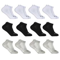 Kit 12 Pares de Meia Soquete Masculino 39-43
