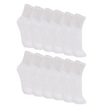 Kit 12 Pares de Meias Esportivas Atoalhada Trifil Cano Medio Kit 12 Pares de Meias Esportivas Atoalhada Trifil Cano Medio