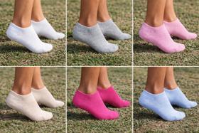 Kit 12 Pares de Meias Femininas, Cano Curto Kit 12 Pares de Meias Femininas, Cano Curto