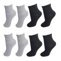 Kit 12 Pares De Meias Infantil Cano Médio Alto Unissex