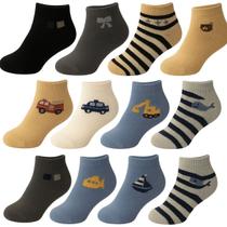 Kit 12 Pares De Meias Infantil Meninos Meninas Kit 12 Pares De Meias Infantil Meninos Meninas