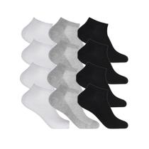 Kit 12 Pares de Meias Invisível Masculina 39/43 Altomax Kit 12 Pares de Meias Invisível Masculina 39/43 Altomax