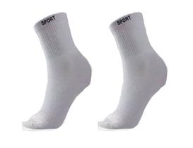 Kit 12 Pares De Meias Masculina Atoalhada Esportiva