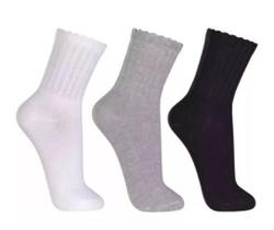 Kit 12 Pares De Meias Masculina Atoalhada Esportiva