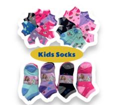 Kit 12 Pares De Meias Para Crianças De 2 A 4 Anos Kids Socks Joy LQ295697