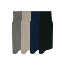 Kit 12 Pares De Meias Social Masculina Adulto Mash Em Poliamida Com Punho