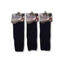 Kit 12 Pares De Meias Social Masculina Pretas Emilly