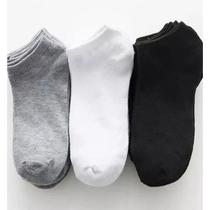 Kit 12 pares de meias soquete básico esporte confortável masculina