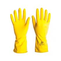 Kit 12 pares luva latex kalipso amarela t-8-m ca 13959