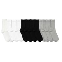 Kit 12 Pares Meia Cano Alto Griffos Algodão Longo Unissex Adulto 38ao43