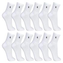 Kit 12 Pares Meia Cano Médio Lupo Unissex Algodão Conforto Kit 12 Pares Meia Cano Médio Lupo Unissex Algodão Conforto