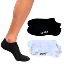Kit 12 Pares Meia Cor Sortida Cano Curto e Longo Atacado