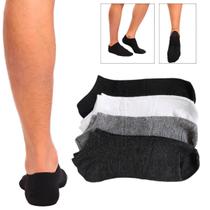 Kit 12 Pares Meia Cor Sortida Cano Curto e Longo Atacado
