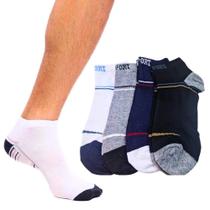 Kit 12 Pares Meia Cor Sortida Cano Curto e Longo Atacado