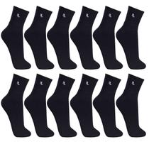 Kit 12 Pares Meia Lupo Cano Médio Sport Masculina 3245