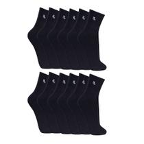 Kit 12 Pares Meia Lupo Masculina Cano Médio Original 3245 Kit 12 Pares Meia Lupo Masculina Cano Médio Original 3245