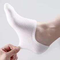 Kit 12 pares meia sapatilha esportiva básica invisível masculina