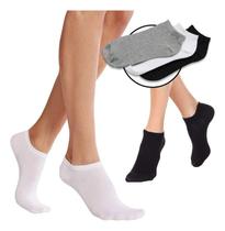 Kit 12 Pares Meia Soquete Invisivel Cano Baixo Cores Atacado