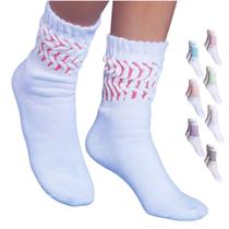 Kit 12 Pares Meias Aeróbica Flúor Brancas Fitness Academia