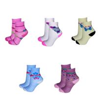 Kit 12 Pares Meias Bebê Infantil Juvenil Feminina Menina Cano Curto/Longo Sortidas Estampada