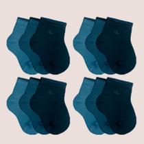 Kit 12 Pares Meias Lupo Masculina Feminina Básica Infantil Kit 12 Pares Meias Lupo Masculina Feminina Básica Infantil