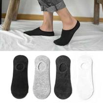 Kit 12 pares meias sapatilha masculinas esportiva básica invisível