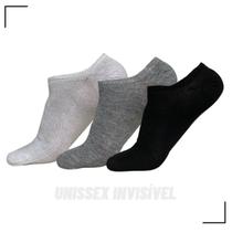 Kit 12 Pares Meias Sapatilhas Invisível Lisas Adulto Masculinas Feminina Unissex Atacado 116 Kit 12 Pares Meias Sapatilhas Invisível Lisas Adulto Masculinas Feminina Unissex Atacado 116