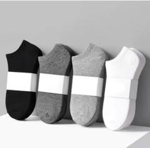 Kit 12 Pares Meias Soquete Cano Baixo Algodão Feminino/Masculino Sport do 36 ao 43
