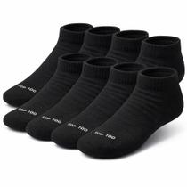 Kit 12 Pares Meias Soquete Preta Masculina Top100 Conforto Extremo e Não Escorrega