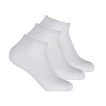 Kit 12 Pares Meias Unissex 33-38 Cano Baixo Adolescente Adulto Cor Branca