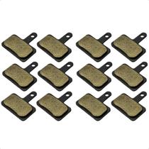 Kit 12 Pares Pastilhas de Freio a Disco Compatíveis Shimano MTB Bicicleta Alta Durabilidade Sem Mola