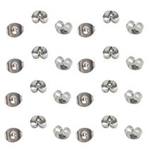 Kit 12 pares tarraxa aço cirúrgico não escurece antialérgico